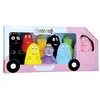 Image de Jemini | Coffret de 9 Peluches Barbapapa pour Enfants | +/- 15 Cm | Barbapapa ET BARBAMAMA et Leurs 7 Enfants | Douce | Licence Officielle | Jouet D’Éveil Collection | Idée Cadeau pour Fans