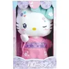Image de Hello Kitty Kimono Kawaï Peluche +- 22 cm - JEMINI - Version kawaï avec kimono rose et tongs.