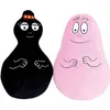 Image de Lot de 2 peluches coussins - BARBAPAPA - JEMINI - Barbapapa et Barbamama - 40 cm