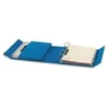 Image de Arianex Classeur à 4 anneaux en D dos de 8 cm avec fermeture à pression Innovation en balacron Bleu
