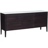 Image de Bois & Chiffons - Buffet bois plateau marbre manguier amsterdam marron - 175x45x80 cm OS