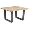 Image de Bois & Chiffons - Table basse carrée bois acacia forest brut - 80x80x46 cm OS
