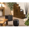 Image de Mobilier Ethnic Chic - Meuble escalier chocolat - 105x37x102 cm OS