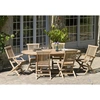 Image de Macabane - Table ovale extensible Fun teck - 150/200x90 cm OS