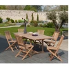 Image de Macabane - Table rectangulaire extensible Fun teck - 180/240x100 cm OS