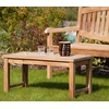 Image de Macabane - Table basse Fun teck massif - 90x45x45 cm OS