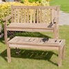 Image de Macabane - Table basse Fun teck massif - 100x50x40 cm OS