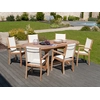 Image de Macabane - 2 Fauteuils dossier & assise Fun teck - 55x57x91.5 cm OS