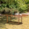 Image de Macabane - Table ovale extensible Maeva Bois Huilé - 180/240x100x75 cm OS