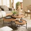 Image de MACABANE SIXTINE - Set de 3 Tables Basses tripodes Rondes