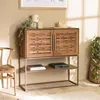 Image de MACABANE SIXTINE - Buffet en Bois de Teck recyclé 2 Portes