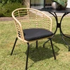 Image de Macabane - 2 Fauteuils en rotin synthétique naturel - 56x61x78 cm OS