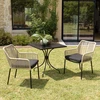 Image de Macabane - 2 Fauteuils cordage noirs - 55x62x81 cm OS