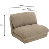 Image de Macabane - Chauffeuse 1 place multi-position en tissu couleur taupe OS