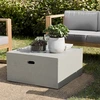 Image de Macabane - Table basse carrée Hans béton - 68x68x35 cm OS