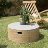 Image de Macabane - Table basse Hector bambou - 80x80x33 cm OS