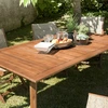 Image de Macabane - Table rectangulaire Victoire bois - 180/240x100x75 cm OS