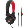 Image de T'nB - Casque Filaire Jack 3.5mm Collection BE Color Vinyle - Noir/Rouge