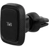 Image de T’NB Vega, Support De Téléphone Magnétique pour Grille D’Aération, Aimant Puissant, Tout Téléphones, Qualité Optimale, Compact, Rotation 360 Degrés, Finition Premium Effet Carbone - Noir