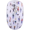 Image de T'nB - Souris sans Fil 2.4 GHz Design Exclusiv, Récepteur USB-A, Confortable Toucher Doux, Pile Longue Durée avec Mode Veille Automatique, Illustration Life