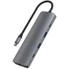 Image de T'nB - Hub USB-C 9 en 1, Adaptateur Multiport Gris Sidéral