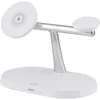 Image de T'nb - Station de Charge sans Fil 3 en 1, r'echarge sans Fil, compatibilité MagSafe, Charge Rapide, Conception compacte - Blanc