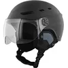 Image de T'nB - Visor, Casque de Protection Vélo et Trottinette Electrique pour Homme et Femme, Visière Transparente, Réglage Molette, Caches-Oreilles Détachables, Taille M (Tour de tête 54-58 cm) - Noir