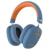 Image de T'nB BOUNCE MAX - Écouteurs avec micro - circum-aural - Bluetooth - sans fil, filaire - jack 3,5mm - isolation acoustique - bleu, orange en occasion ou reconditionné
