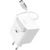 Image de T'nb - Chargeur GAN, 2 USB-C 1 USB-A, Power Delivery, 65W - Blanc