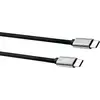 Image de Câble USB C TNB vers USB-C 1.5 nylon noir