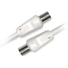 Image de Câble coaxial - D2DIFFUSION - PAL 952 mm - 5m - Blanc - Connecteur idéal pour équipements