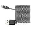 Image de WE Câble USB/Micro USB Nylon Tressé 2m, Micro USB Chargeur Rapide Ultra Résistant - Noir/Blanc
