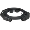 Image de câble de Recharge pour Les Voitures électriques, Type T2, monophasé 32A/7,2kW, IP54, Longueur de 5m, Noir