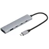 Image de D2 Diffusion Hub USB C 5 Ports, 2 Ports USB A 3.2 gen 1, 2 Ports USB-C 3.2 gen 1 superspeed 5Gbps, 1 Port USB-C Power Delivery Charge 100W, boîtier en Aluminium