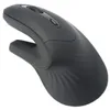 Image de WE Souris Ergonomique, 2-en-1 Connexion BT + 2.4GHz, 5 Boutons et 1 molette DPI 800-1200-1600 Noire, 1 Pile AA Inclus