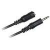 Image de D2 Diffusion D2JKMF500 Câble Jack 3,5 mm mâle/Femelle Fiches Or Noir