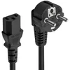 Image de D2 Câble Alimentation Secteur Europa IEC C13 - pour PC Fixe/Moniteur Coloris Noir - 1m50