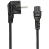 Image de D2 Diffusion Câble Alimentation Secteur 3 pôles IEC C5 - trèfle - pour PC Portables Coloris Noir - 2,50¨m