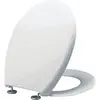 Image de abattant wc - uniform blanc - 46.5 x 37 cm - 2 charnières inox - alterna 45525211