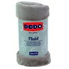 Image de DODO - Plaid Polaire Extra Doux Taupe 130x170 cm - 100% Microfibre - Chaud - Sensation Nuage de Douceur - Jeté de Canapé & Couverture d'Appoint - Cocooning Élégant - Lavable 40°C
