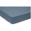 Image de DODO - Drap Housse Confort Jersey 70x140cm - Denim - 100% Coton Jersey 130 g/m² - Toucher Souple - Extensible - Bonnet 15 cm - Lit 1 Personne - Lavable 60°C
