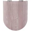 Image de Olfa - Abattant Double Descente assistée Imitation Bois Bois Angora Wood Mat x