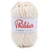 Image de Phildar - Pelote de Laine Phil Express - Laine à Crocheter et à Tricoter - 20% LAINE,80% ACRYLIQUE - Aiguille n°12 - Couleur BLANC