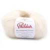 Image de Phildar - Pelote de Laine Phil Mohair Soie - Laine à Crocheter et à Tricoter - 30% SOIE,70% MOHAIR - Aiguille n°5 - Couleur BLANC