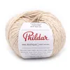 Image de Phildar - Pelote de Laine Phil Rustique - Laine à Crocheter et à Tricoter - 10% LIN,65% COTON,25% VISCOSE - Aiguille n°4 - Couleur BLANC