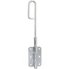 Image de Verrou baionnette AFBAT - 14 l400mm - zingué blanc - Poli - En applique - Zinc - 5 goupilles