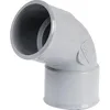 Image de Raccord PVC gris coudé 67 degrés30 - Diamètre 100 mm - Double emboîture - Nicoll