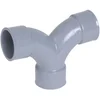 Image de coude pvc double - femelle / femelle - 87 degrés30 - parallèle - diamètre 32 mm - nicoll of88
