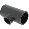 Image de Té PVC pression réduit femelle-femelle 90° Ø50-32