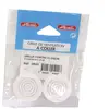 Image de Nicoll 71595 Grille Ronde Contre-cloison moust 2b43, Blanc